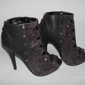 Just Fab Beville Heeled Bootie 6M